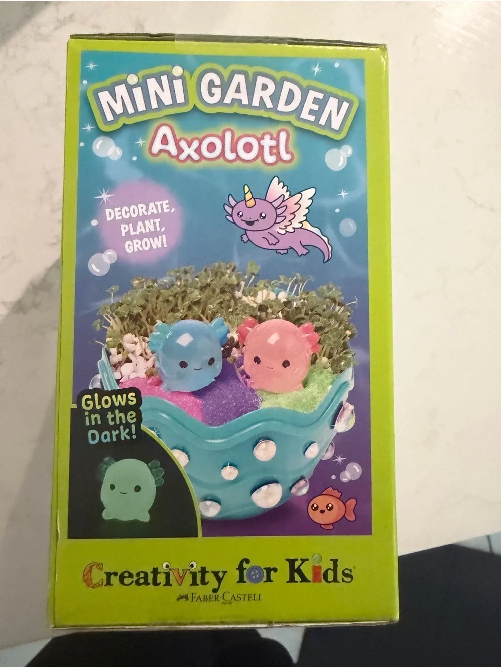 Axolotl mini garden